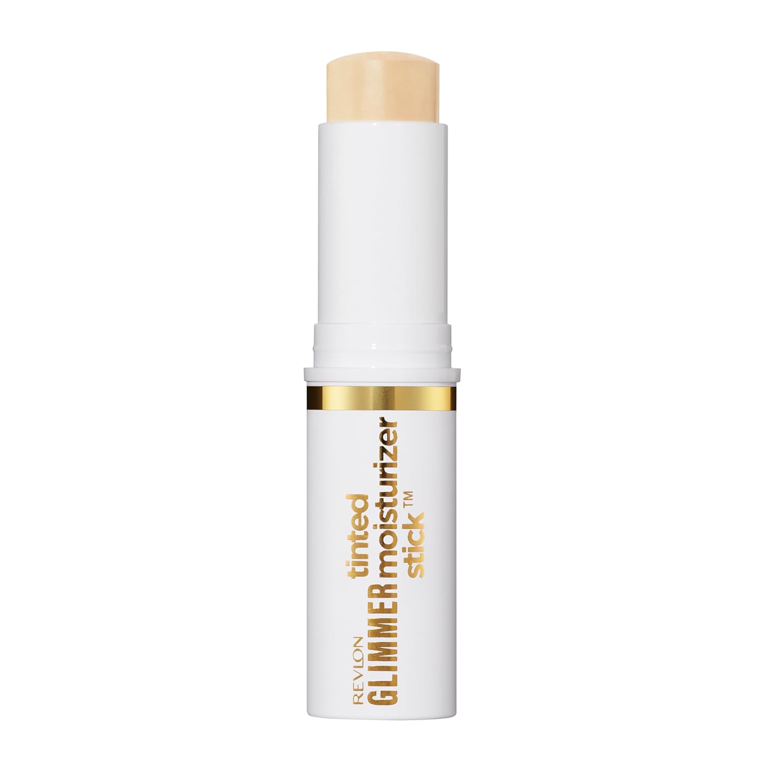 Revlon Glimmer Tinted Moisturizer Stick for Face, Lightweight Foundation, Hydrating Skincare-Infused Makeup, 100, 0.31 oz