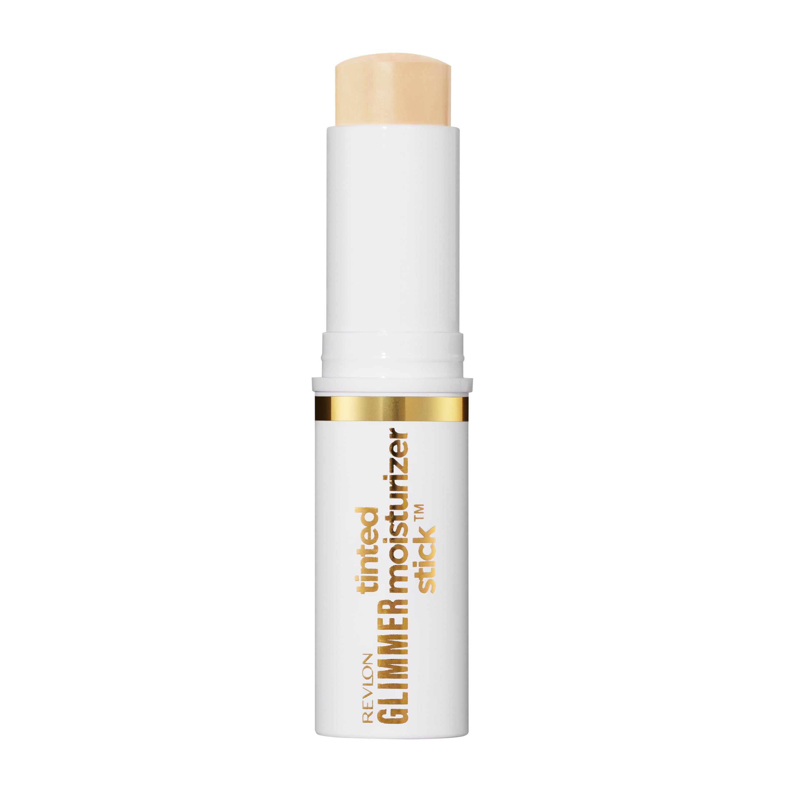 Revlon Glimmer Tinted Moisturizer Stick for Face Lightweight Foundation Hydrating Skincare-Infused Makeup 100 0 31 oz