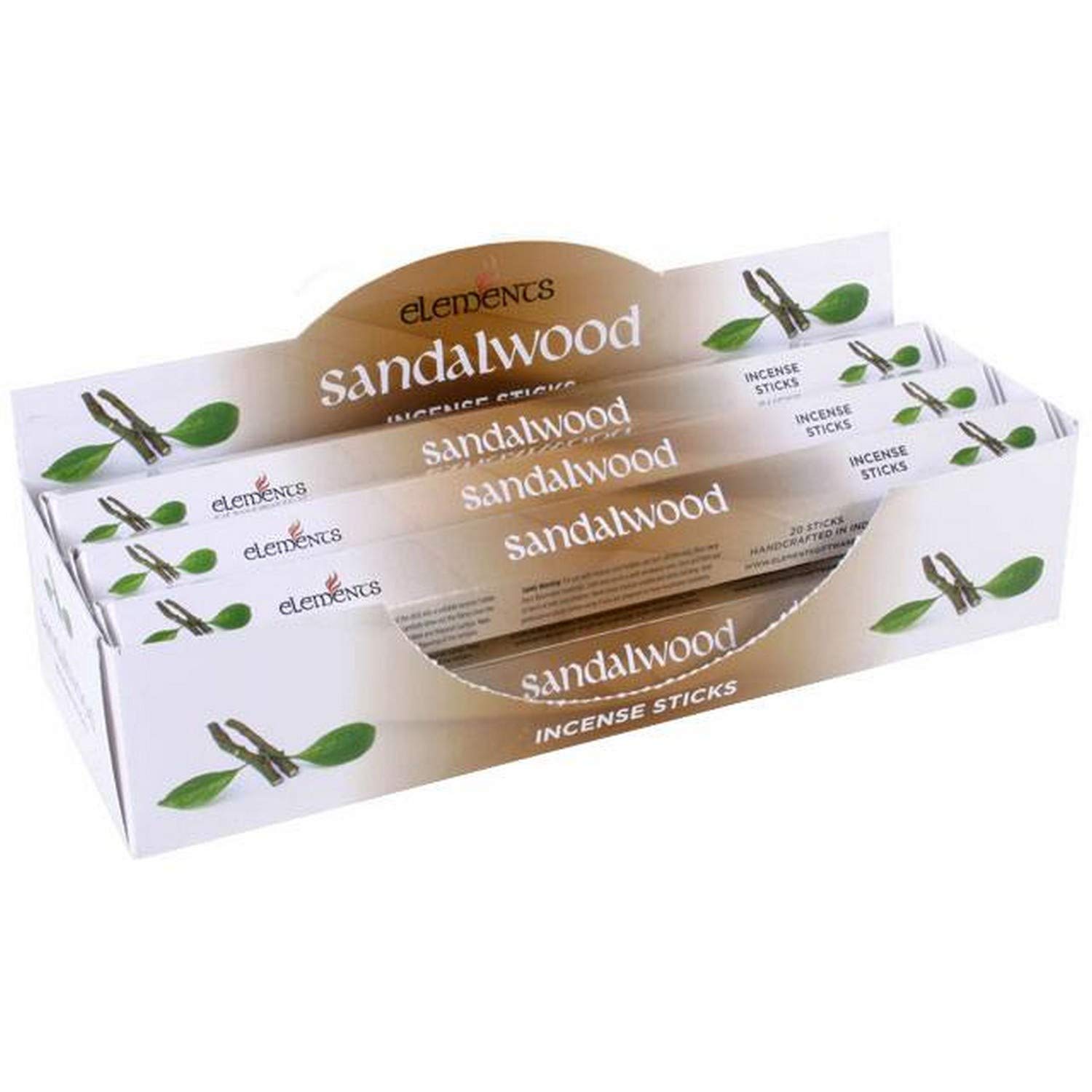 Something Different Elements Incense Stick 6 Pack Display Set Sandalwood (One Size) (Multicolour)