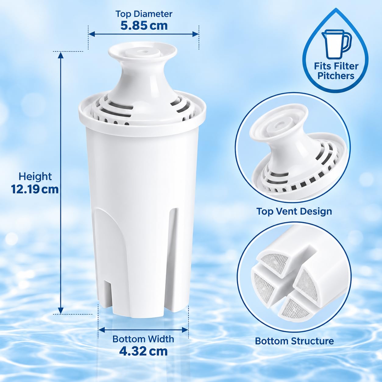 Cartuccia Filtro Acqua per Aqua Optima Oria