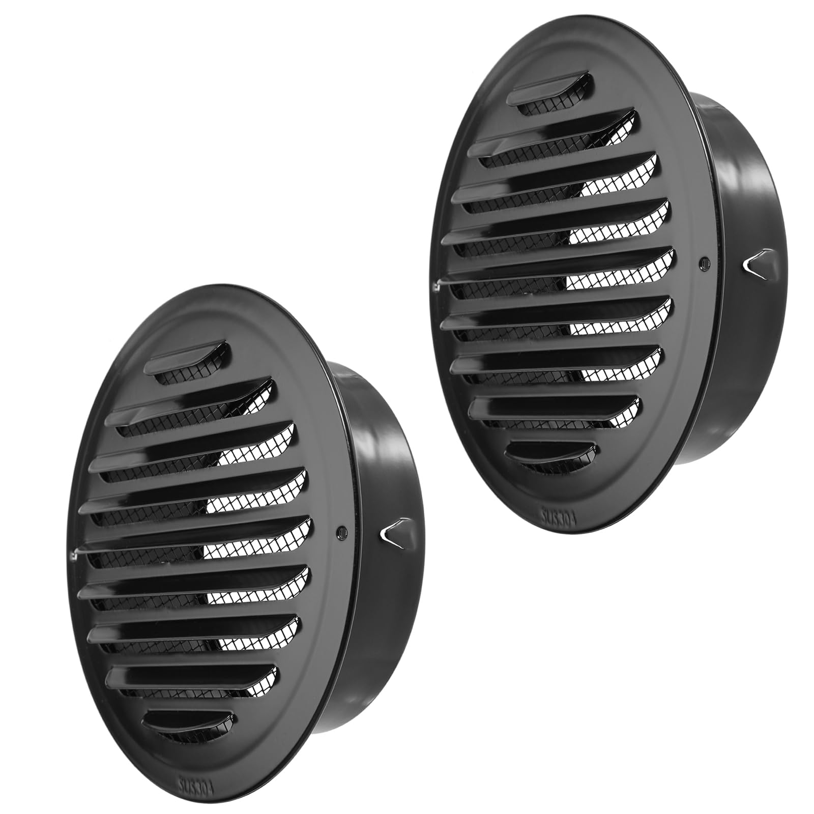 SUMNACON 2 Pcs 304 Stainless Steel Air Vent Cover Ventilation Cover