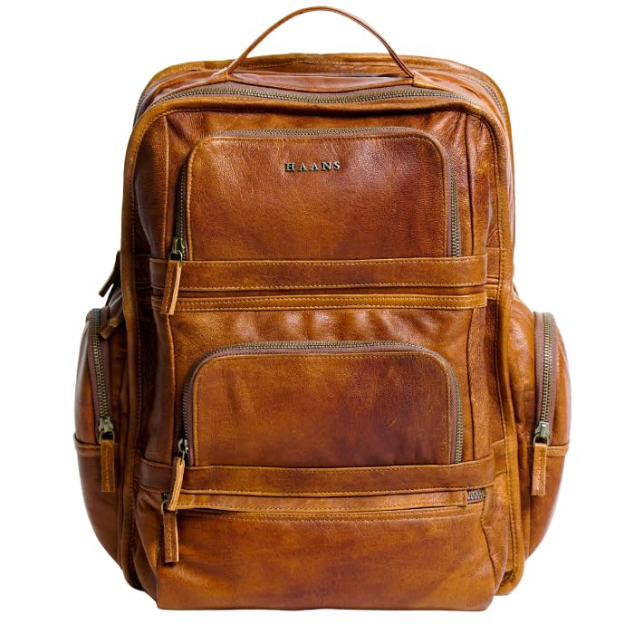 Leather Backpack Collections | Solid Pattern | Adjustable Back Strap | Compact | Genuine Leather | Stylish & Durable | Everyday Use-image-41