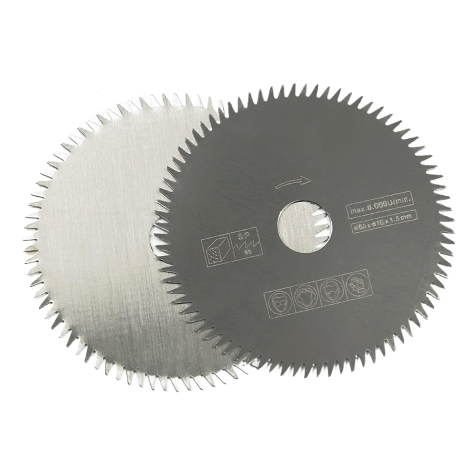 1PC 85mm Bore 10/15mm 80Teeth Electric HSS Mini Circular Saw Blade Power Tools Accessories Wood/Metal Cutting Disc(1pc 85x15mm 80T)