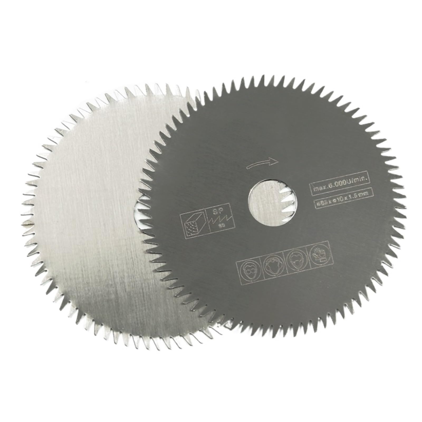 Brzeszczot do cięcia metalu 1PC 85mm otwór 10/15mm 80 zębów elektryczny HSS Mini piła tarczowa brzeszczot do elektronarzędzi akcesoria drewno/metalowa tarcza cięcia(1pc 85x15mm 80T)