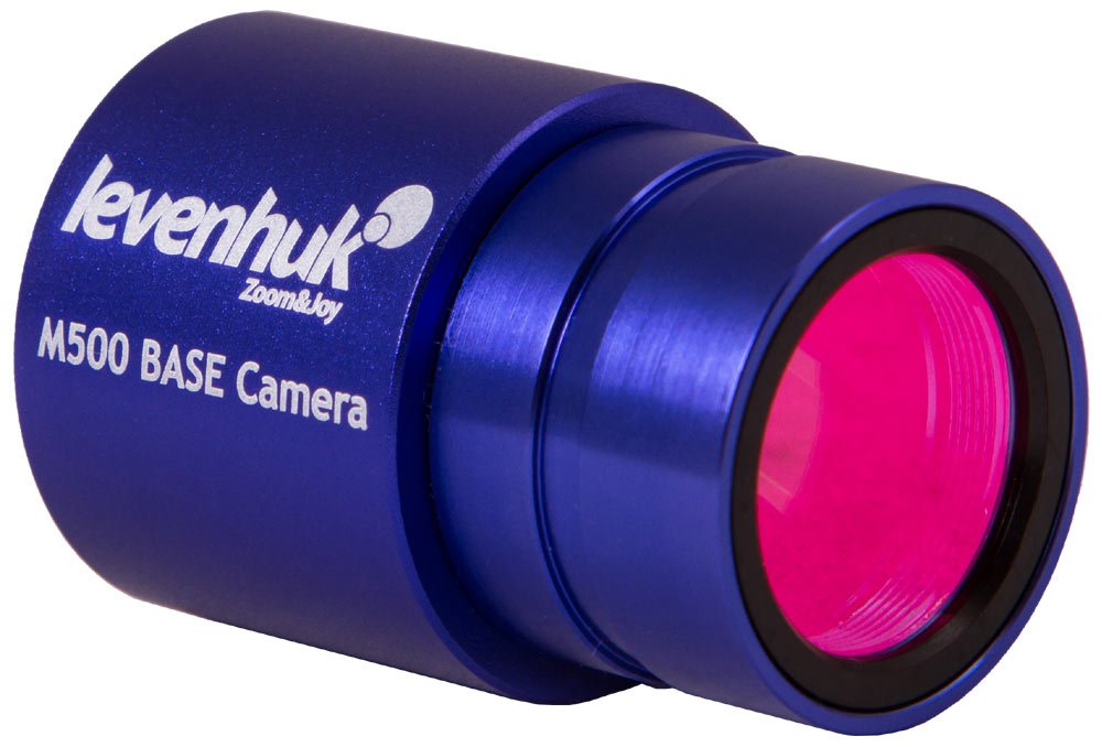 Cámara Digital Levenhuk M500 Base para Microscopios con el Software Necesario (Compatible con Mac, Linux y Windows)