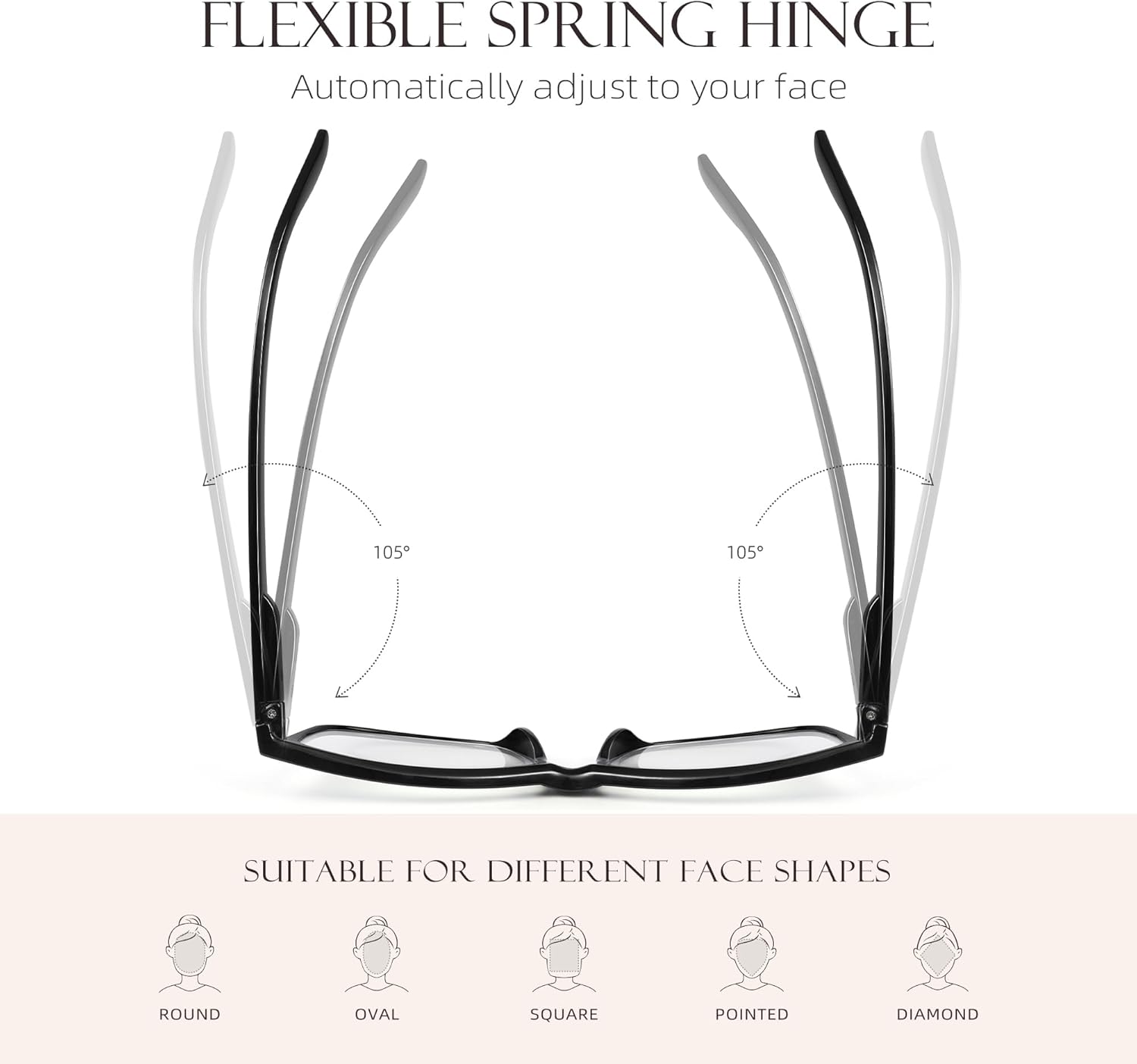 Reading Glasses for Women Men - Round Stylish Magnifying Readers - Image 6