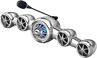 Sound Bar Wired Wireless, Bluetooth 5.1 TV Sound Bar with Subwoofer, Bass Adjustable Surround Sound 2.1 Soundbar, Speaker for TV, Wall Mountable, HDMI/Optical/Aux/USB,Black The New