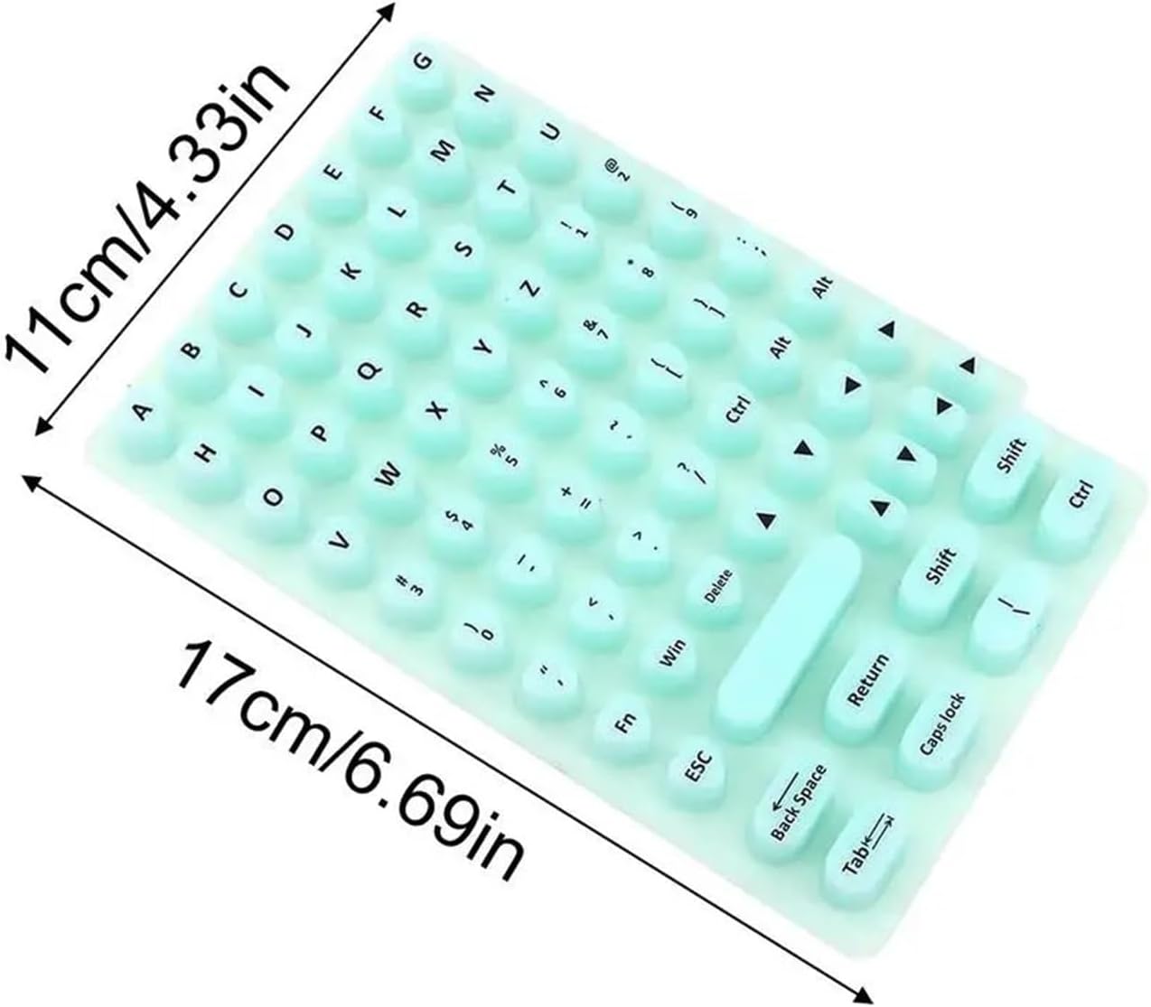 Keyboard for Long Nails 2/3/5set Silicone Laptop Keyboard Film Long Nails Convenient Typing Artifact Protects Manicure(Green,2set)