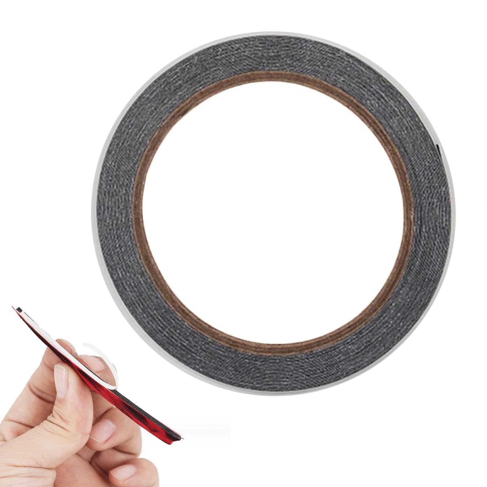 Solvind 1 Roll Archery Fletching Double-Sided Adhesive Tape, Strong Stickness Arrow Fletching Tape for Recurve, Compound, Take-Down Bows, DIY Hunting & Archery Tools