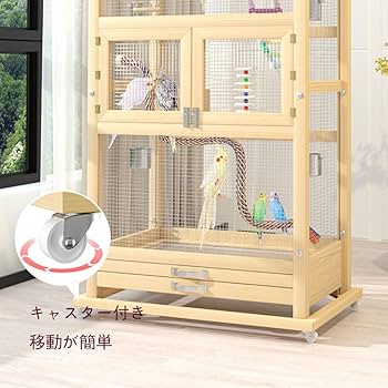 木製 鳥籠 楽天市場】木製鳥かご 木製バードゲージの通販