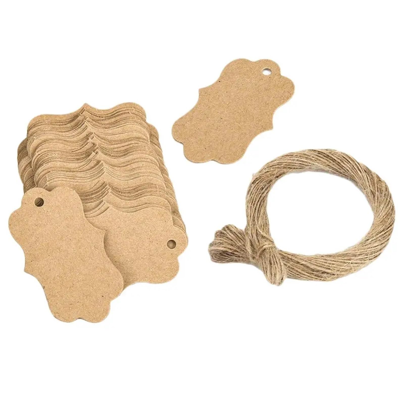 Zawieszka 2000 szt. metki cenowe, papier pakowy do sztuki i rzemiosła, ślub, Boże Narodzenie, 7 x 5 cm