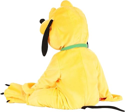 Miniatura 6 de Disfraz de Pluto de Disney para bebé overol con capucha de Pluto Negro dorado verde irlandés