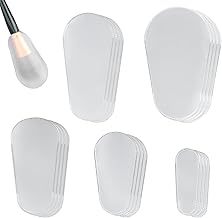 Tinoaly 20 Stück Pinselhüllen Makeup, 5 Größen Transparent Schutzhüllen für Make-up-Pinsel Hüllen Staubdicht Wasserdicht Schutzkappen Kosmetikpinsel für Reisen und die Tägliche Aufbewahrung