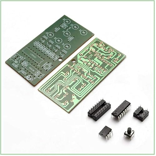 Miniatura 6 de KOOBOOK Kit de tablero de dados electrónico 2Sets Kit de circuito LED DIY Kit de aprendizaje electrónico para estudiantes