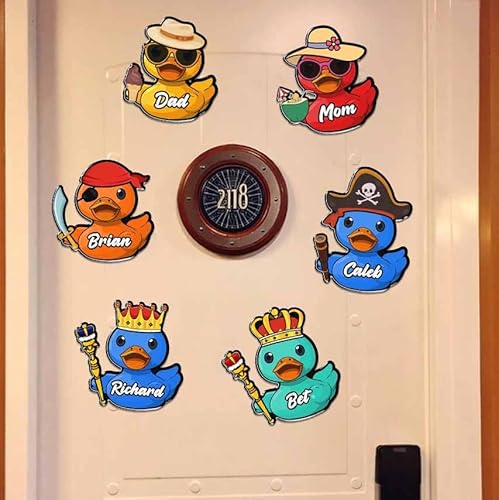 Custom Duck Cruise Door Magnets - Fun and Colorful Ducky Decorations for Cars, Fridges, and Birthdays - Image 3