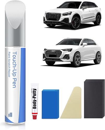 LS9R/2Y Blanc Glacial Métallique Kit de Peinture Répara PARTS4EV