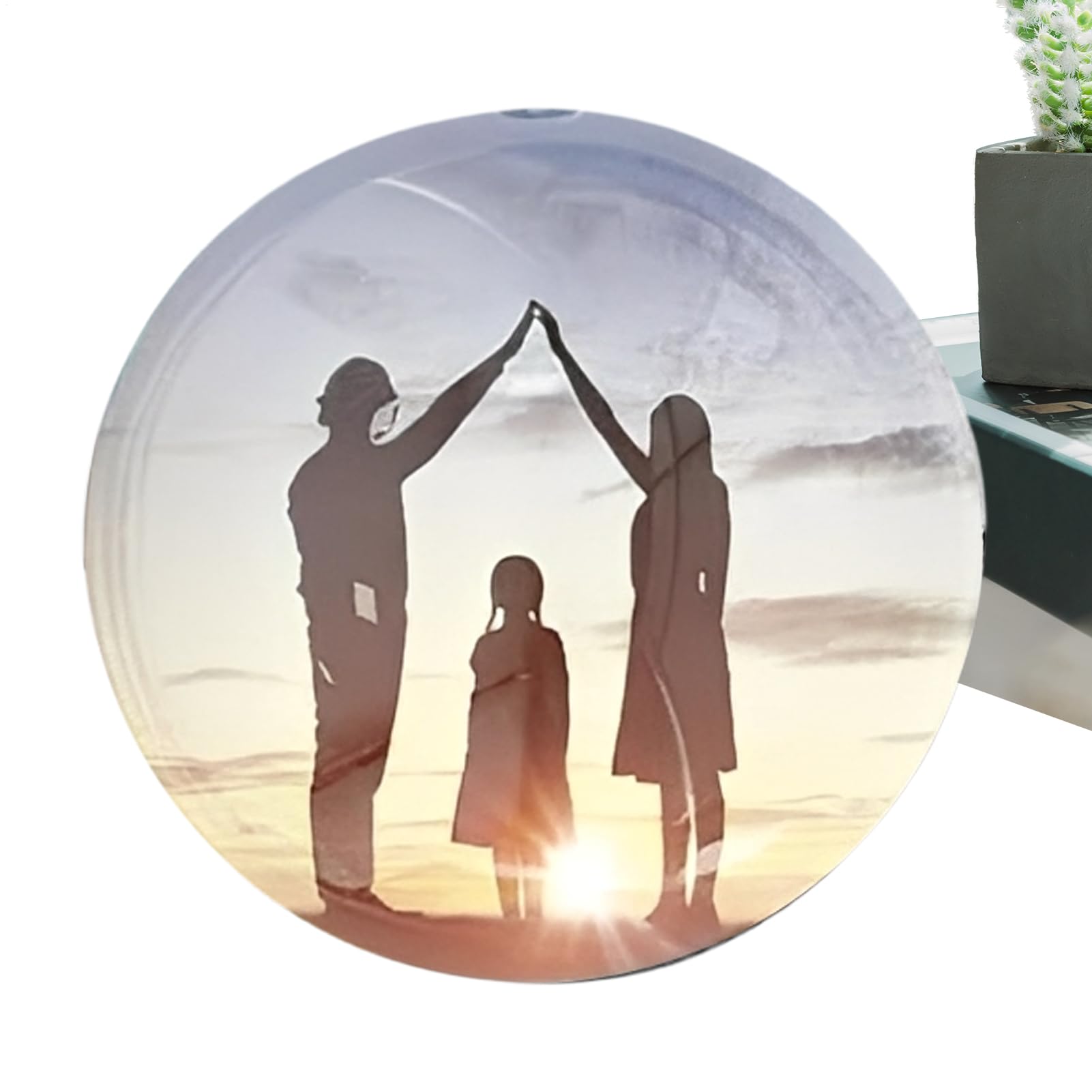 di con Video Altoparlante per Decorazione Digitale da 7 cm | Ornamento a di Memoria in Per La Famiglia La Casa I Compleanni La Scrivania Il Tavolo Il Natale La Camera Da