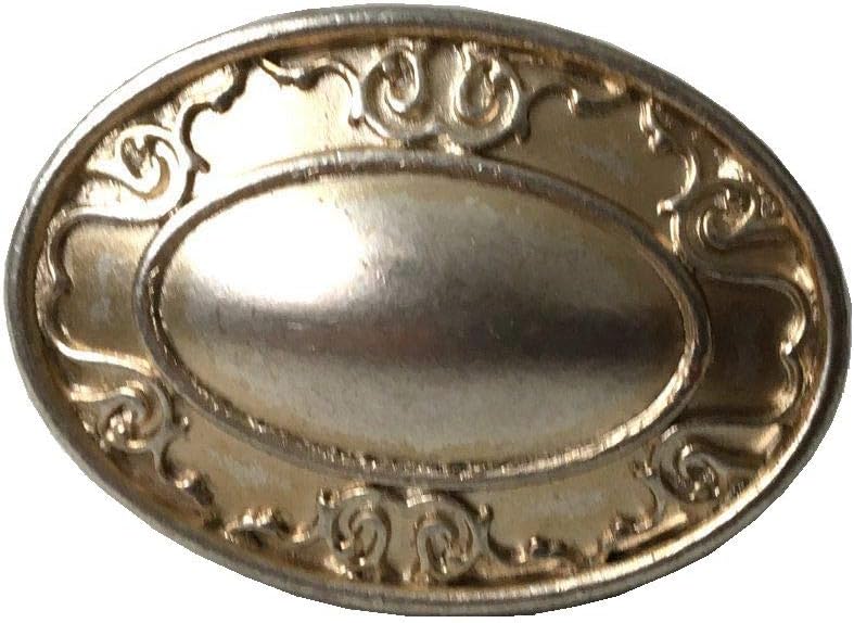 Antique Silver Drawer Knob Oval Knob Dresser Pull Cabinet Knob Kitchen Door Knob Hardware (Oval Knob, Antique Silver (Gold Tone))