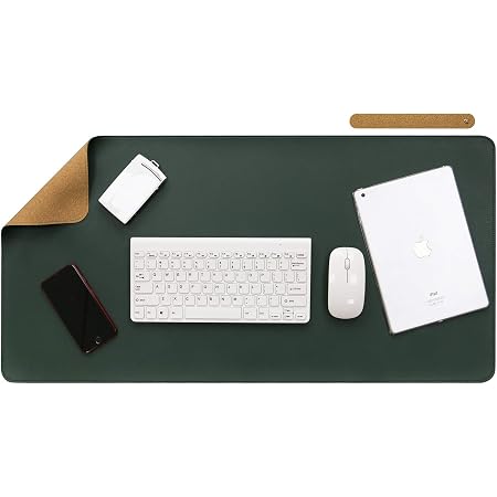 Tappetino Da Scrivania WAYBER 80x40 Cm – Pelle PU Impermeabile – Doppio Lato – Proteggi Scrivania - 3