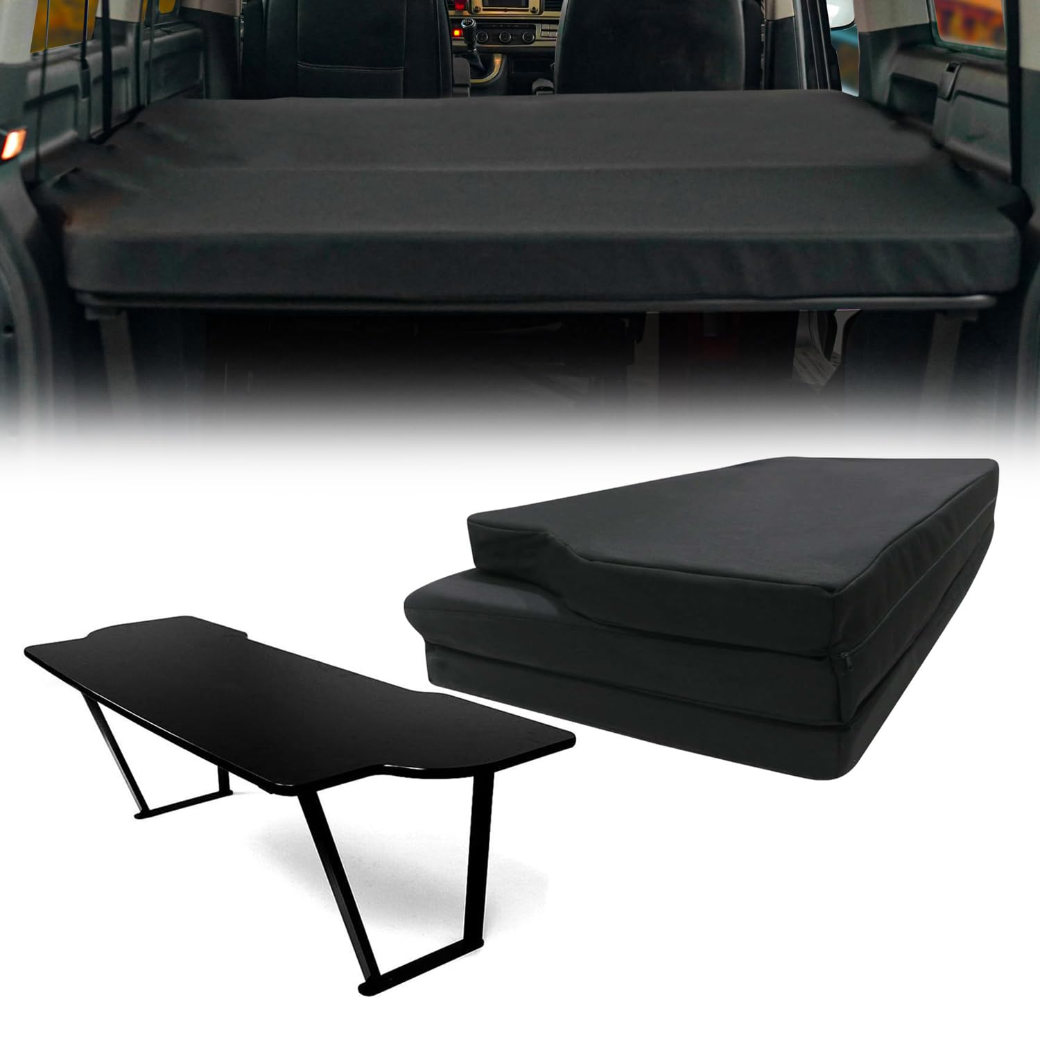OMAC Klappmatratze Multiflexboard Set Konsolen kompatibel mit VW T5 T6 T6.1 Multivan 2003-2024