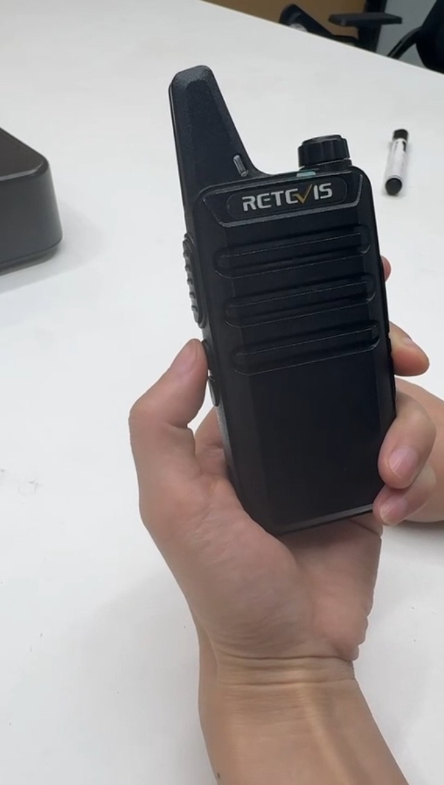 Walkie Talkie Retevis RB628 PMR446 - Ricaricabile 1500mAh, VOX, LCD | Per Famiglia, Campeggio (2 Pezzi, Nero)