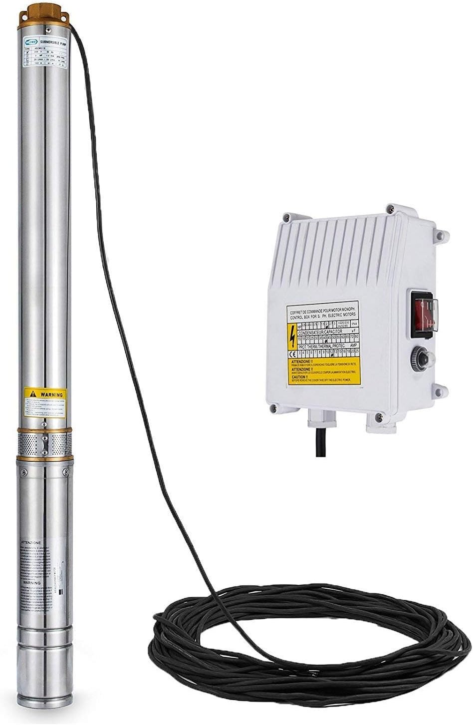 Deep Well Pump 4 inch Well Pump Deep Well Pump 1.5KW 2HP Stainless