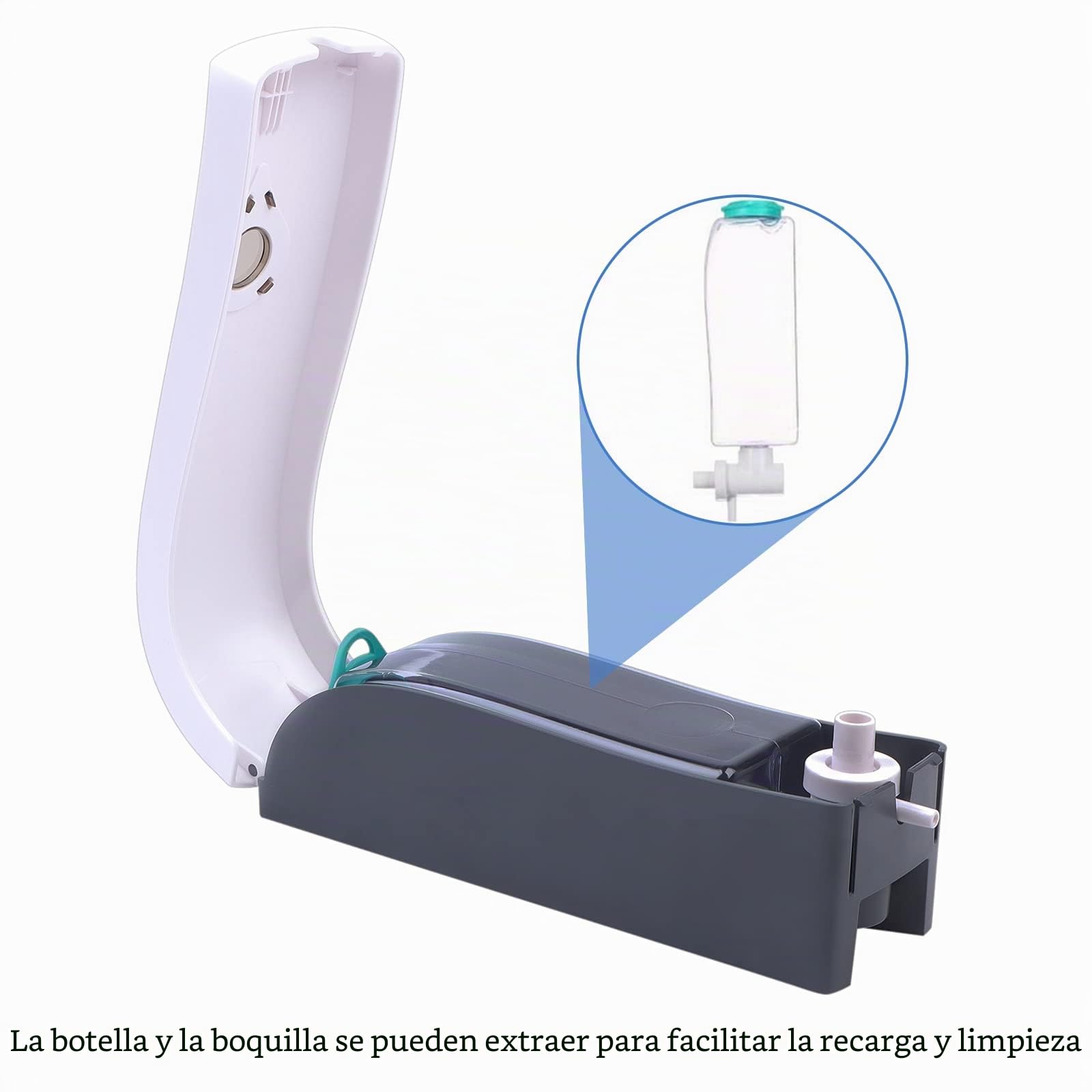 Dispensador Manual de Jabón de Pared, 300ml, para Gel de Ducha/Champú/Desinfectante, Dispensador de Aclarado para Ducha