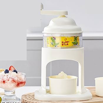 Amazon｜かき氷器 手動 滑り止め メリーゴーランドのデザイン