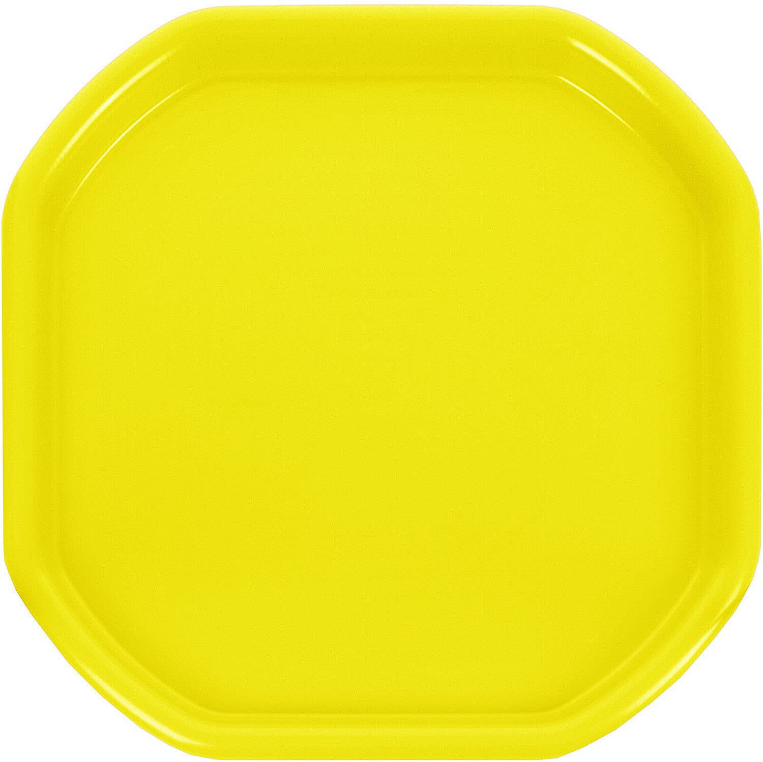 HomeXpress Small 70cm Yellow Colour Mixing Tray - For Children's Messy Play ideal for School Nursery Builders (Yellow, Small 70cm)
