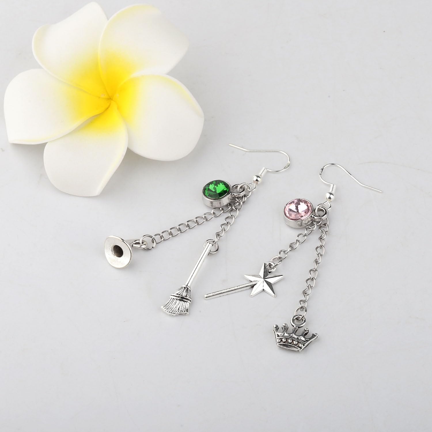 MAOFAED Wizard Wand Earring, Witches Movie Inspired Gift, Because I Knew You I Have Been Changed for Good - Image 4