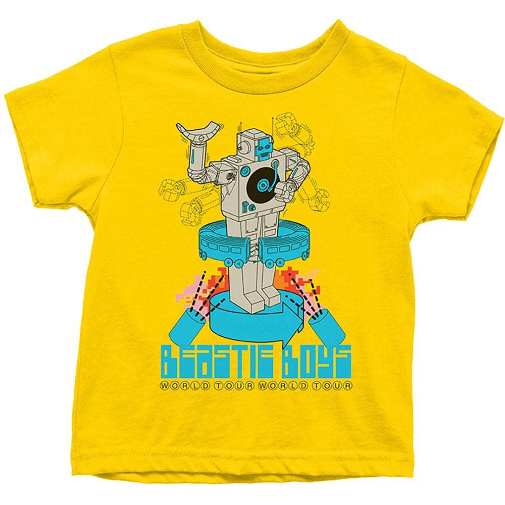 The Beastie Boys Kids Tee: Robot - 11 - 12 Years - Yellow