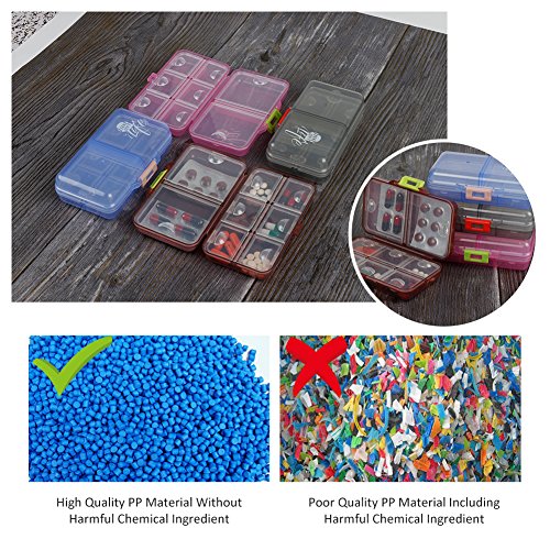 Viaggio Portapillole, Bidear Portatile Pillole