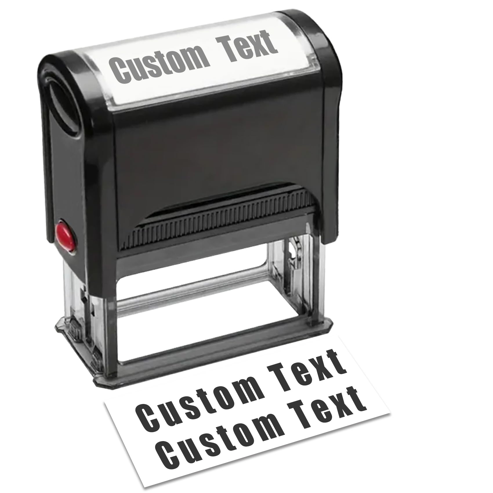 Personalised Name Stamps for Business,Custom Stamp,Self-lnking Stamps Personalised Rubber Stamp,Personalised Address - Rectangular,9 Colors, 5 Sizes