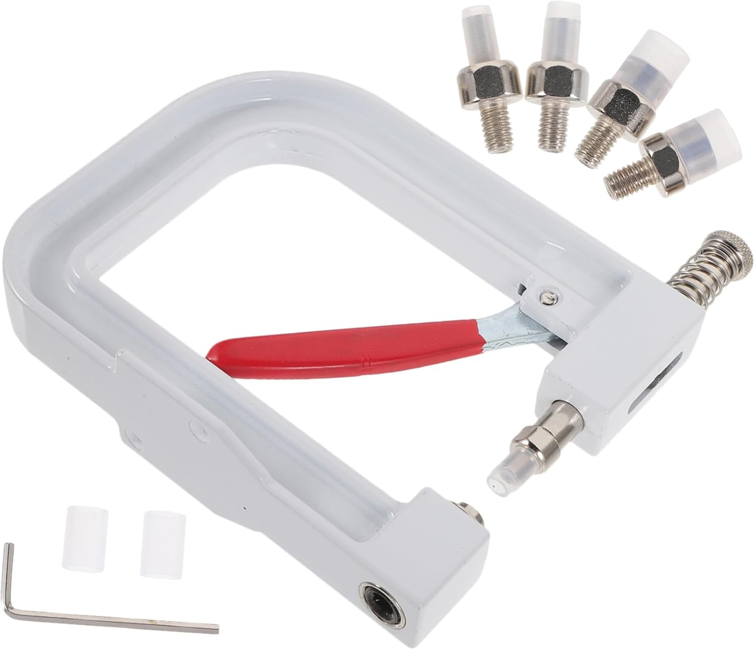 Veemoon Beading Machine for Pearl Setting Handmade Rivet Fixing Tool for Clothing and Accessories Pearl Press Machine Beading Supplies for DIY Crafting