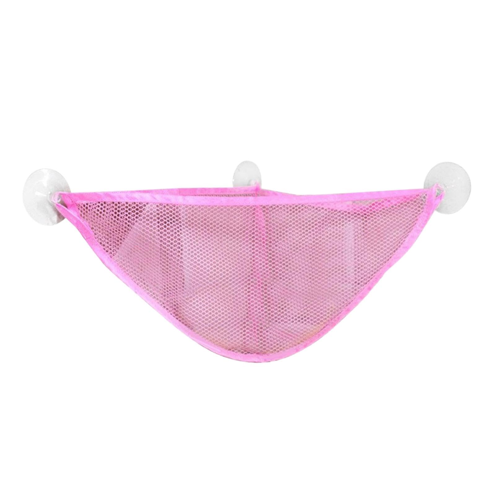 Bath Toy Net, Corner -Suspension Holder - Shower Bag For Bath Toys, Large Bathroom Bucket Bin, Bathtub Toys Net Organizer for Bathroom