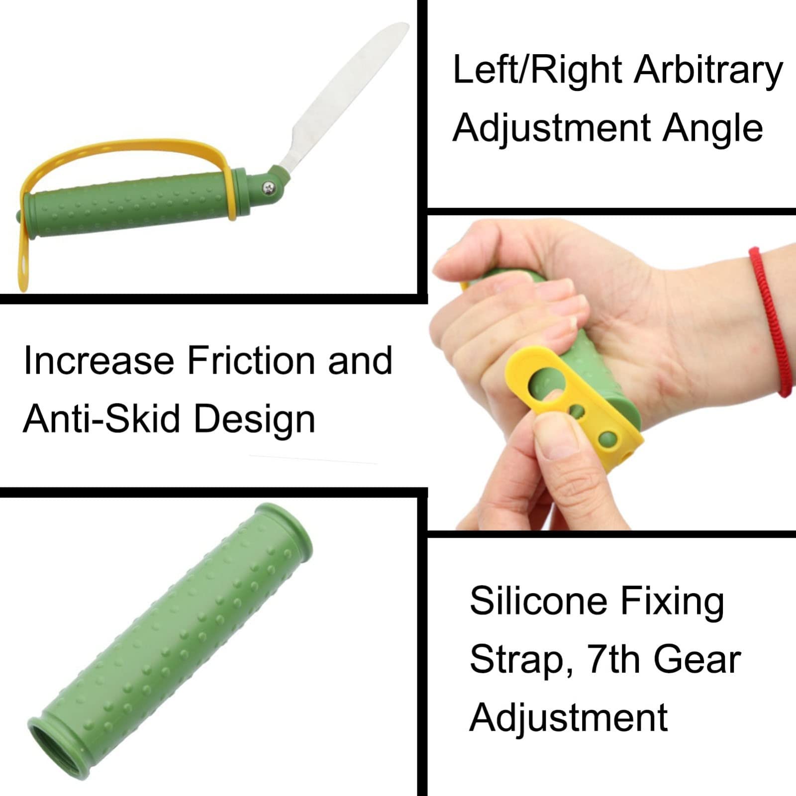 Cubiertos flexibles, cubiertos de fácil agarre, cuchara y tenedor adaptables de fácil agarre con mango antideslizante, cubiertos flexibles, alimentación adaptativa, cubiertos flexibles, ayudas for com