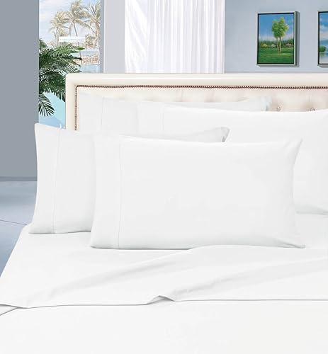 Elegant Comfort Juego de ropa de cama de 6 piezas, suave como la seda, de lujo, de 1500 hilos, que no se arruga, con bolsillo profundo de hasta 16 Elegant Comfort Juego de ropa de cama de 6 piezas, suave como la seda, de lujo, de 1500 hilos, que no se arruga, con bolsillo profundo de hasta 16