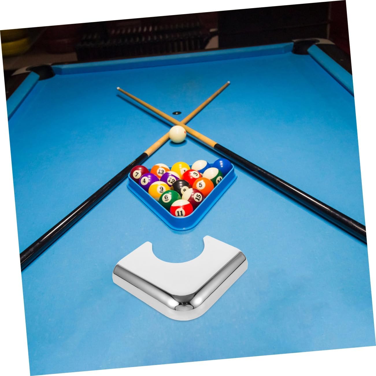 Happyyami 2pcs Billiard Table Corner Protectors Table Corner Caps for Enhanced and Maintenance