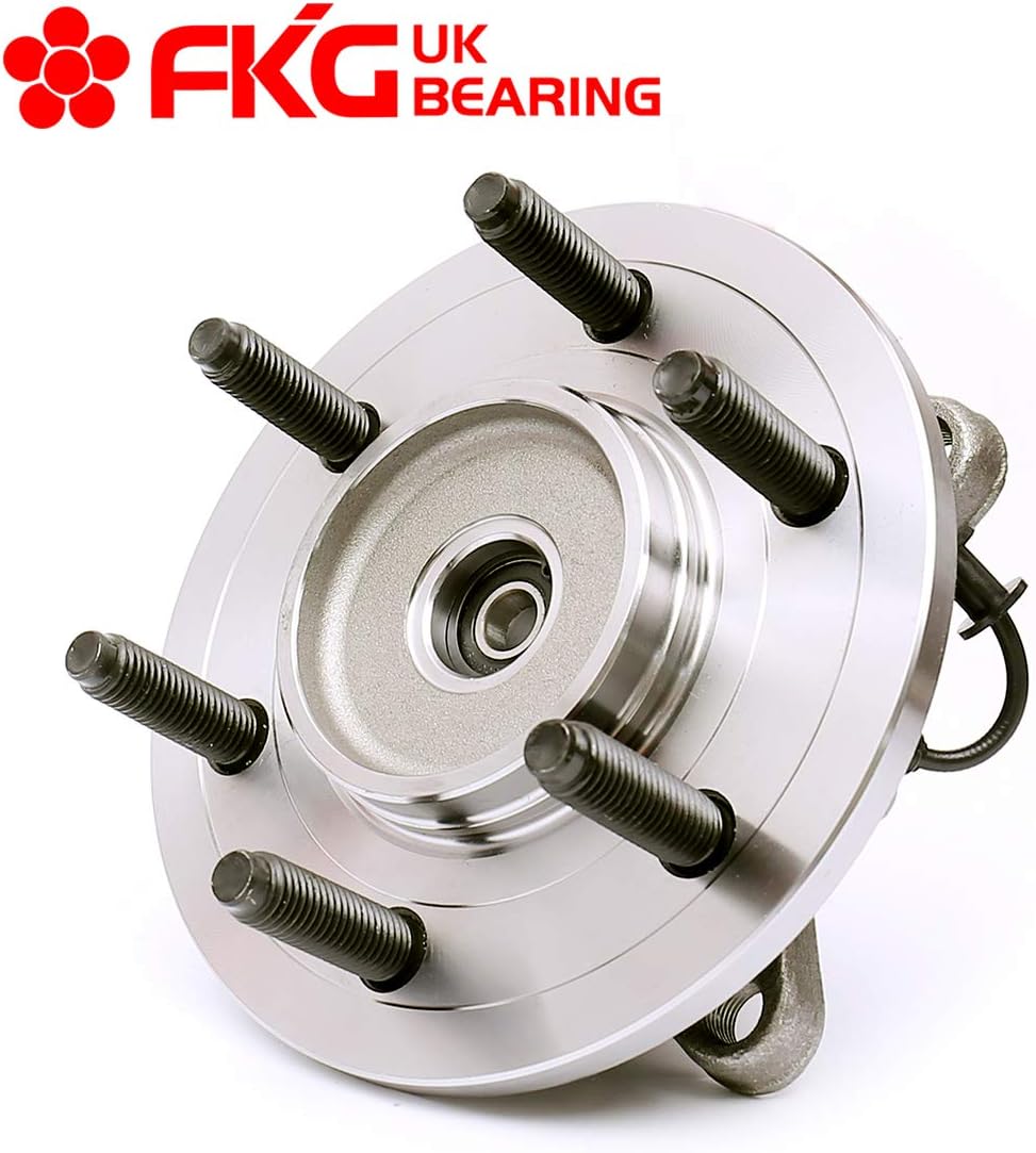 FKG 515046 Front Wheel Bearing Hub Assembly fit for 2004 2005 Ford F-150 (4WD, AWD, 4X4), 6 Lugs W/ABS