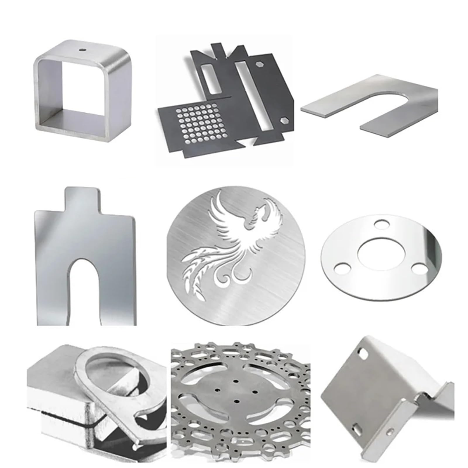 Quadratisches Plattenblech aus Edelstahl | 0,5 mm dicker Edelstahl in verschiedenen Größen for Heimwerker und Bastelarbeiten: Metallbleche(350x350mm 1PCS)