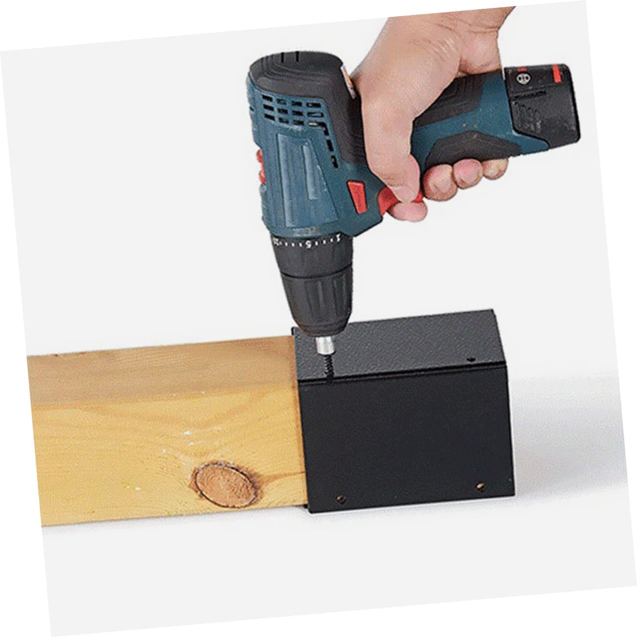 2sets Adjustable Post Protector for Mailbox Stainless Steel Base Bracket for Decks Fences and Handrails Easy Installation and