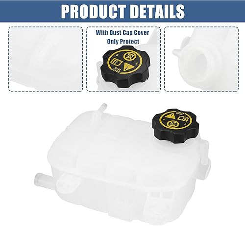 Miniatura 6 de X AUTOHAUX 1 Unidades Refrigerante Radiador Depósito Depósito 95269001 Refrigerante Desbordamiento Botella con Tapa para Buick para Chevrolet