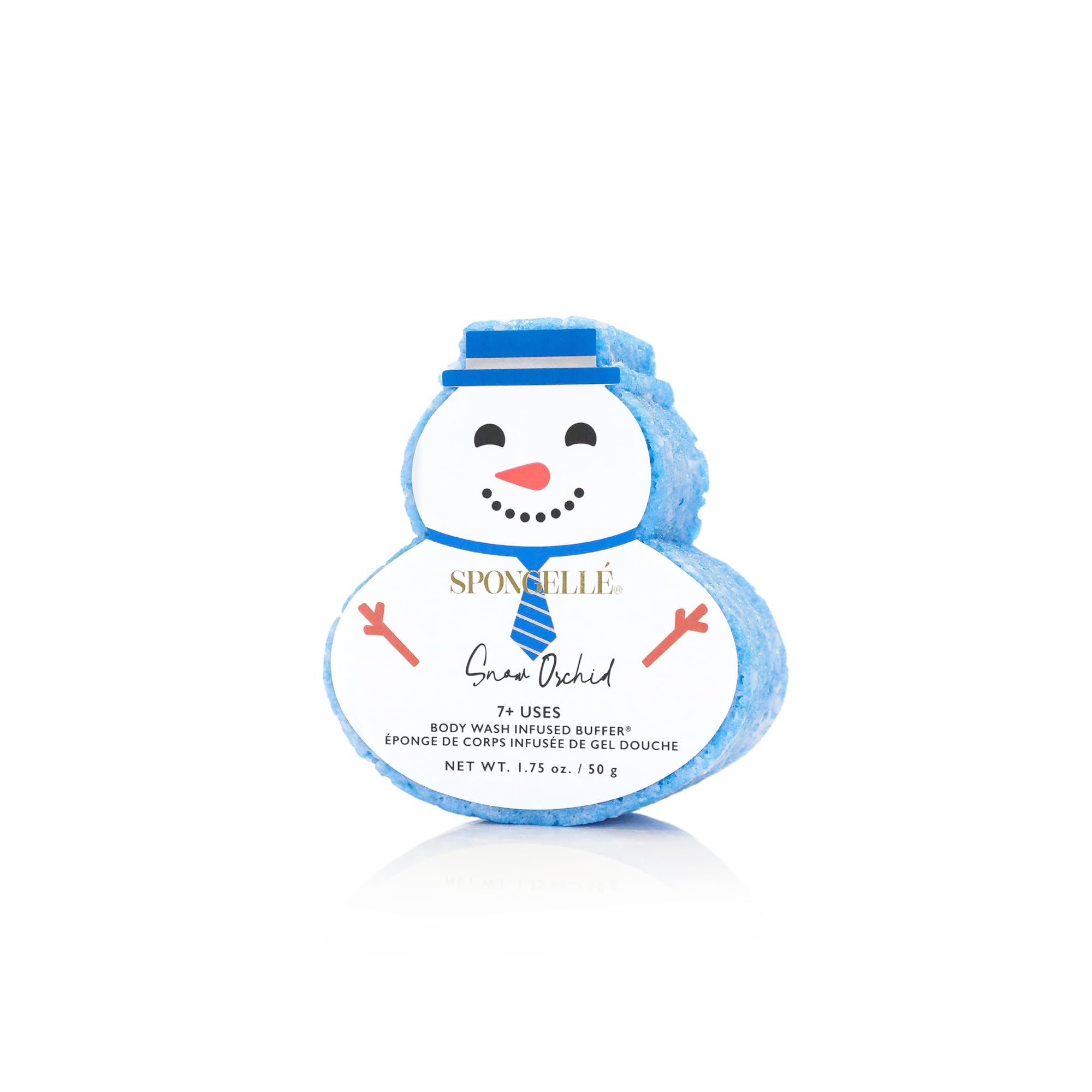 SPONGELLÉ Snowpeople Gift Set Body Wash Infused Buffers, Blue - Image 2
