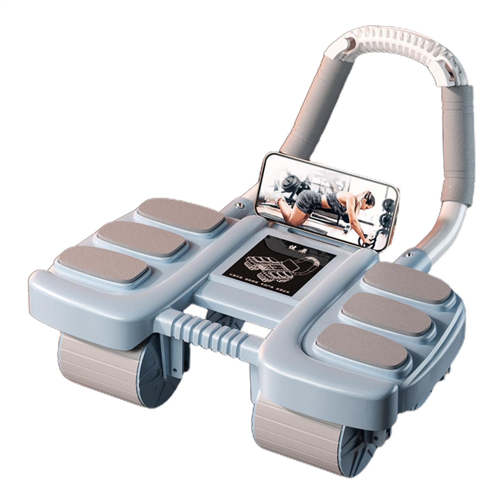 Abdominal Rad Ab Roller, Abdominal Rad, Kleine Übungsrolle, Auto Rebound Krafttrainingsausrüstung, Fitness Trainingsrad in