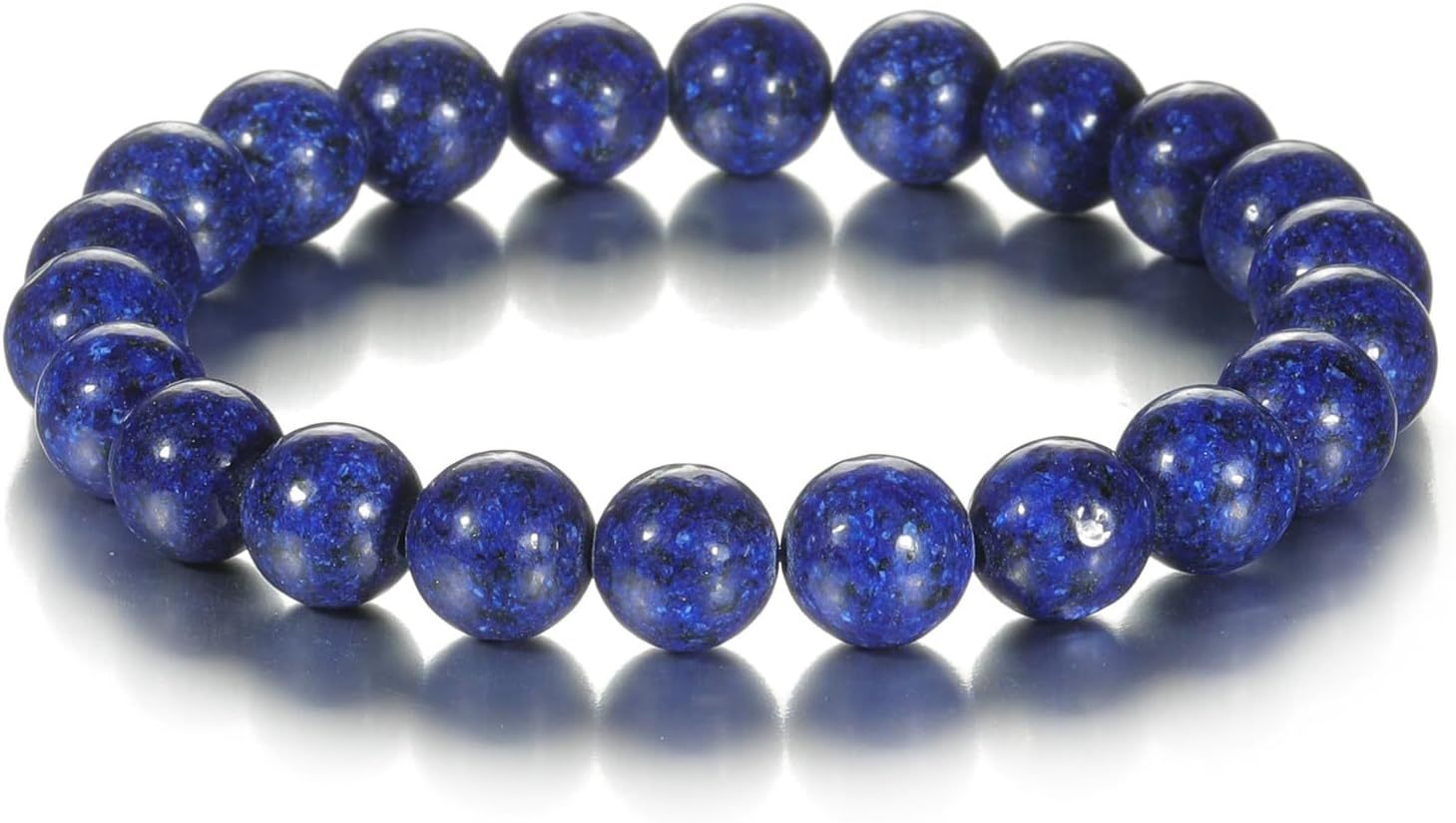 Womens Crystal Beaded Bracelets for Women Men Protective Energy Bracelet Natural Gemstone Bead Bracelet