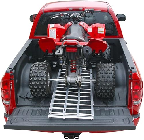 Miniatura 3 de Black Widow IBF-9550 ATV rampa de carga (rampas de aluminio extra largas Bi-Fold ATV)