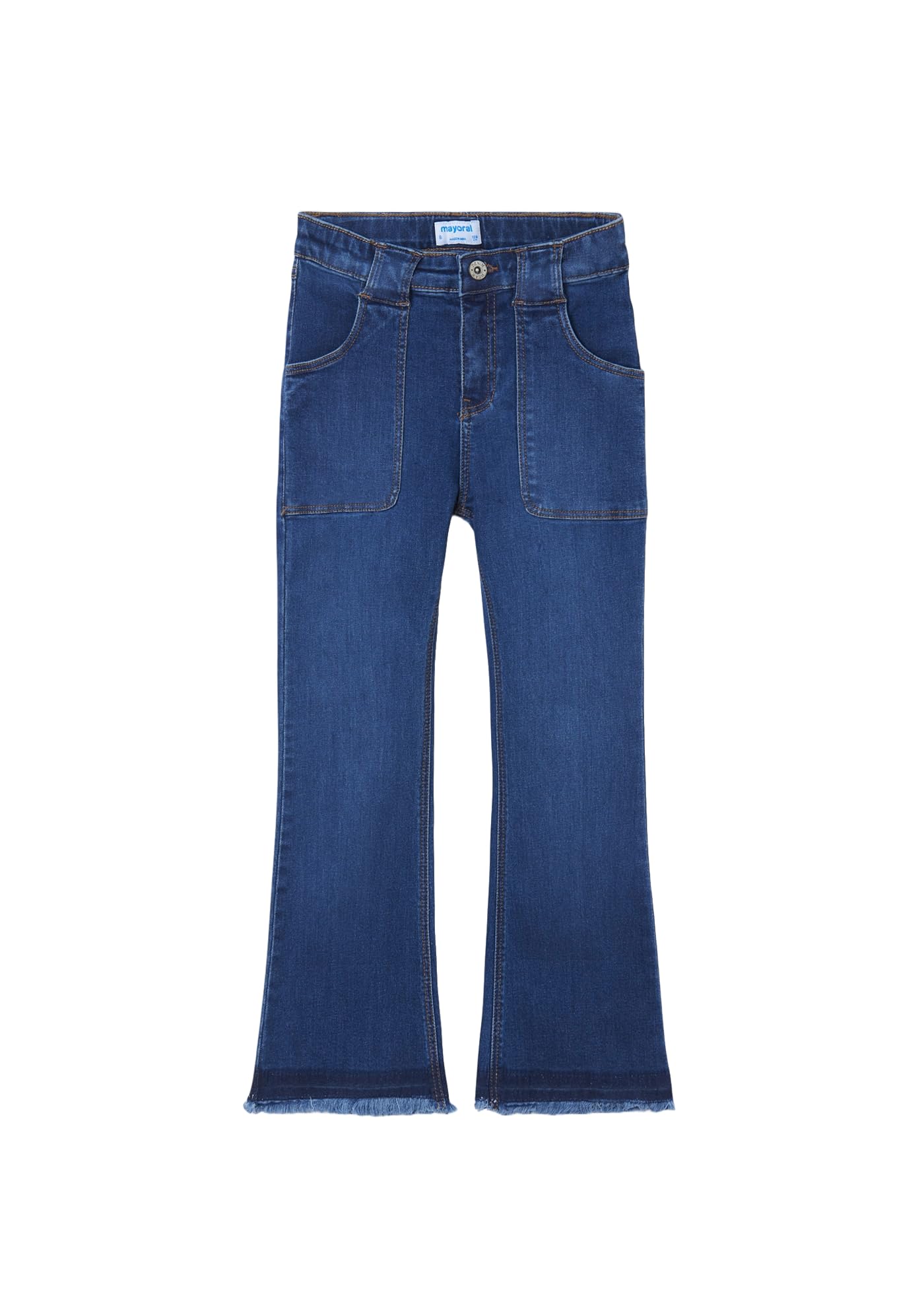 Mayoral 7591 Pantalones de Vaqueros Avellados para Niña