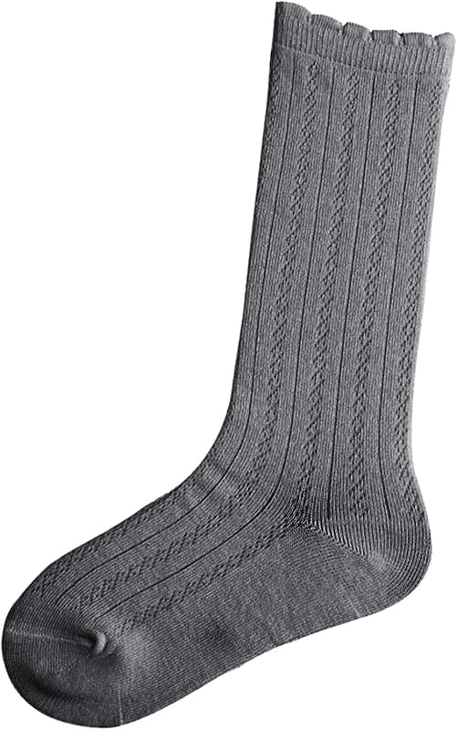 Girls Toddler Cotton Baseball Knee High Tube Socks Boys Sports Softball Kids Soccer Socks School Uniform Stockings 2-13Y