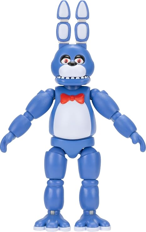 Jazwares Five Nights at Freddys Classic Bonnie - 5-Inch Articulated Figure with Jumpscare Feature and Glow-in-The-Dark Eyes