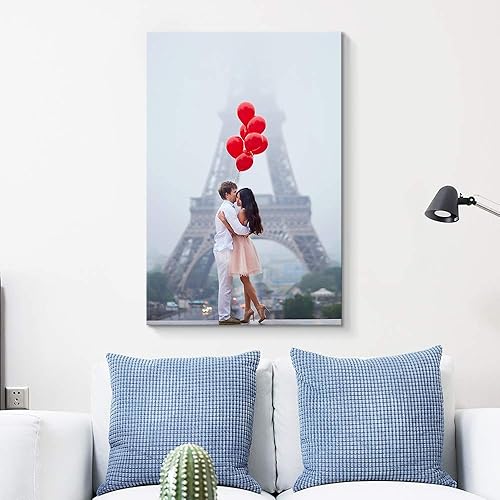Miniatura 4 de NWT Impresiones de lienzo personalizadas con tus fotos, ideas de aniversario, imágenes de lienzo personalizadas para pared para imprimir enmarcadas